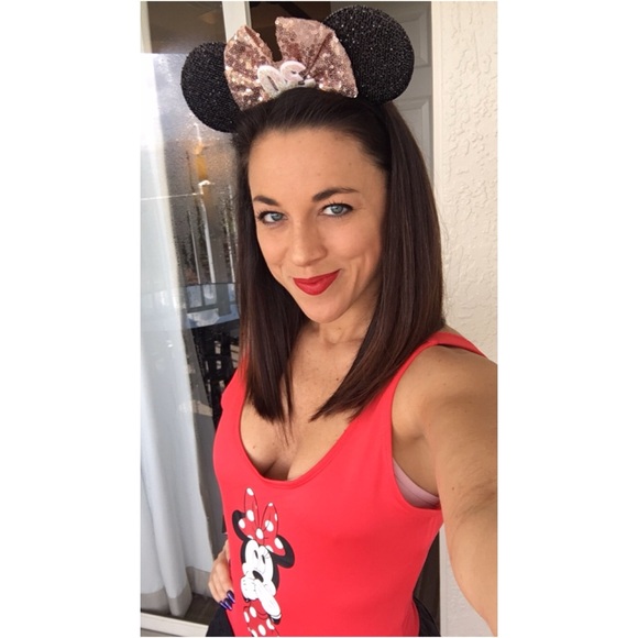 Red Minnie Mouse Swimsuit - Picture 2 of 10